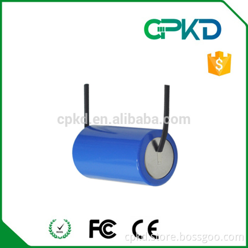 ER34615M 3.6V D size LiSOCl2 battery with solder pin/tab ER34615M-FT 16500mAh